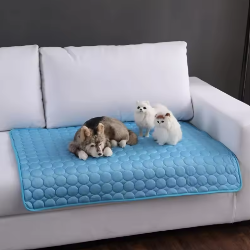 Cooling Pet Mat and Blanket — Breathable and Machine Washable