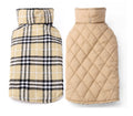 Plaid Winter Jacket for Dogs