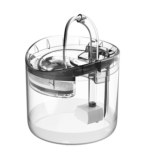 Automatic Pet Water Fountain — Continuous Flowing Stream