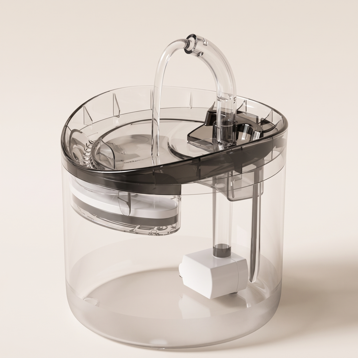Automatic pet water fountain