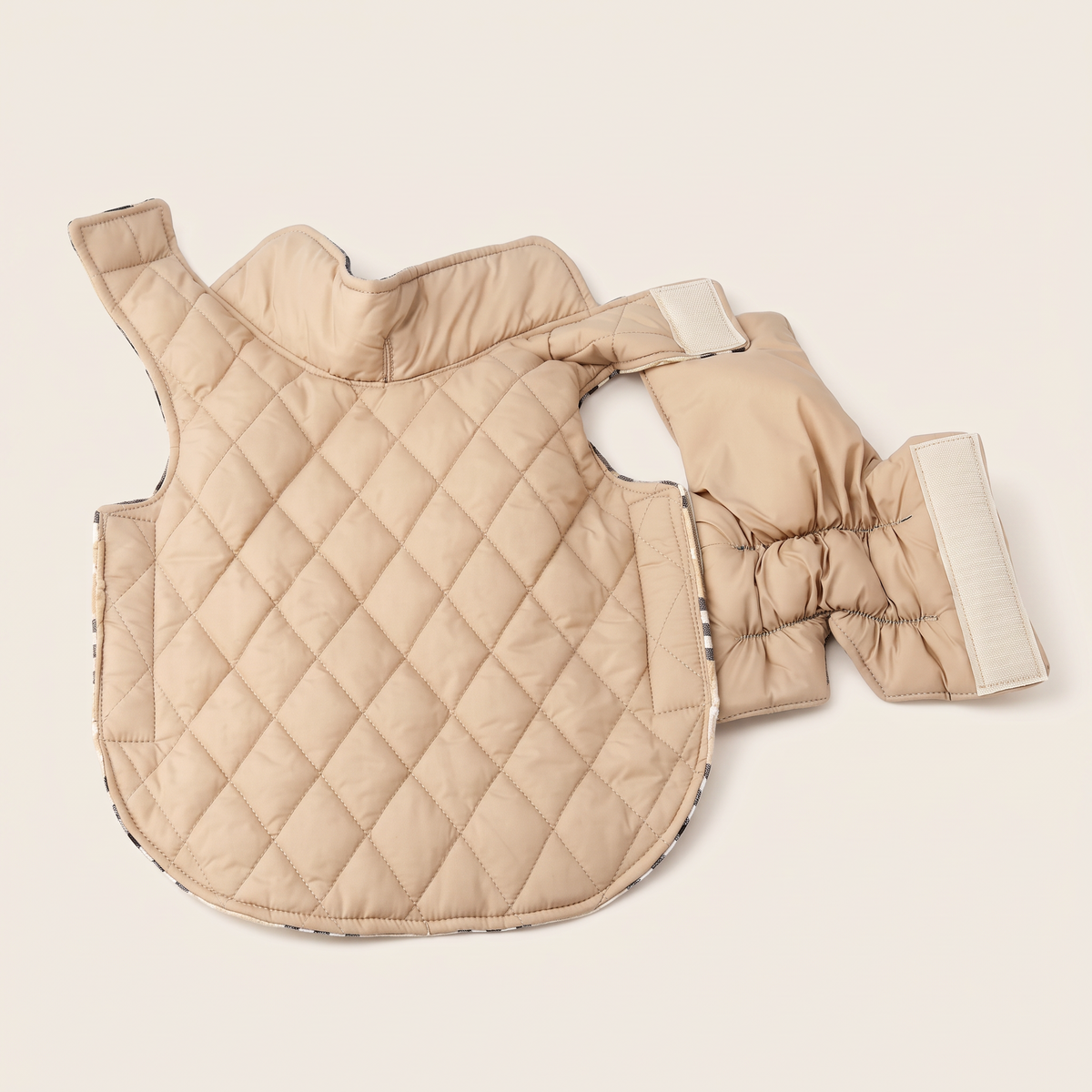 Plaid winter jacket for dogs